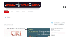 Desktop Screenshot of muchomasqueunlibro.com